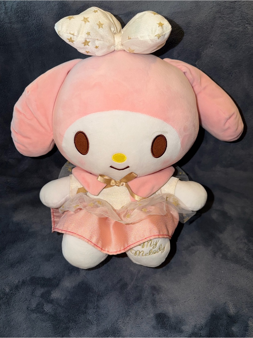 My Melody Starry Plush Platinum Sanrio Pink And Gold Edition Hello Kitty Friends